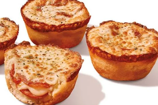 4 Cheese Crazy Puffs, golden baked cheese puffs