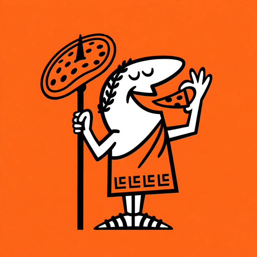 Little Caesars Menu Caesar mascot icon